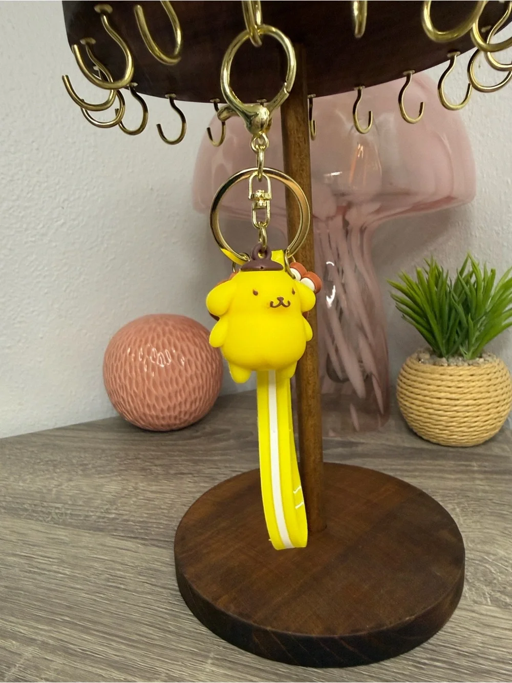 PomPomPurin Keychain & Sticker Set